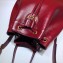 Gucci Leather Ophidia Medium Bucket Backpack Bag 550189 Red