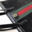 Gucci Web Ophidia Medium Tote Bag 524536 Suede Leather Black