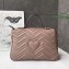Gucci GG Marmont Medium Top Handle Bag 498109 Nude