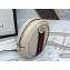Gucci Web Ophidia Leather Mini Backpack Bag 598661 White