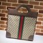 Gucci Web Ophidia GG Medium Top Handle Tote Bag 547941