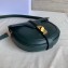 Celine Small Besace 16 Bag in Satinated Calfskin Dark Green 2019