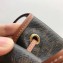 Celine Small Drawstring Bucket Triomphe Canvas Bag Brown 2019