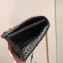 Dior 30 Montaigne Flap Bag In Crinkled Lambskin Black 2019