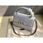 Valentino VSLING Grainy Calfskin Handbag White 2019