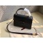 Valentino VSLING Grainy Calfskin Handbag Black 2019