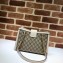 Gucci Padlock GG Canvas Small Shoulder Bag 498156 White