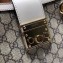 Gucci Padlock GG Canvas Small Shoulder Bag 498156 White