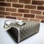 Gucci Padlock GG Canvas Small Shoulder Bag 498156 White
