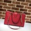 Gucci Padlock Signature Leather Medium Shoulder Bag 479197 Red