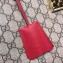 Gucci Padlock GG Canvas Medium Shoulder Bag 479197 Red