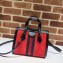 Gucci Web Ophidia Suede Leather Small Tote Bag 547551 Red
