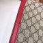 Gucci Padlock GG Canvas Medium Shoulder Bag 479197 Red
