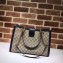 Gucci Padlock GG Canvas Medium Shoulder Bag 479197 Black