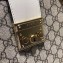 Gucci Padlock GG Canvas Medium Shoulder Bag 479197 White