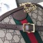 Gucci Web Ophidia GG Canvas Small Shoulder Bag 499621 Coffee