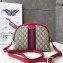 Gucci Web Ophidia GG Canvas Small Shoulder Bag 499621 Red