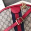 Gucci Web Ophidia GG Canvas Small Shoulder Bag 499621 Red