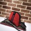 Gucci Web Ophidia Suede Leather Small Shoulder Bag 499621 Red