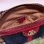 Gucci Web Ophidia Suede Leather Small Shoulder Bag 499621 Dark Blue