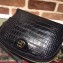 Gucci Ophidia Crocodile Pattern Small Shoulder Bag 499621 Black