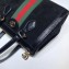 Gucci Web Ophidia Suede Leather Small Tote Bag 547551 Black