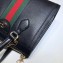 Gucci Web Ophidia Leather Small Tote Bag 547551 Black