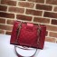 Gucci Padlock Signature Leather Small Shoulder Bag 498156 Red