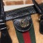 Gucci Web Ophidia Suede Leather Small Tote Bag 547551 Brown
