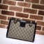 Gucci Padlock GG Canvas Small Shoulder Bag 498156 Black