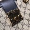 Gucci Padlock GG Canvas Small Shoulder Bag 498156 Black