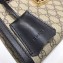 Gucci Padlock GG Canvas Small Shoulder Bag 498156 Black