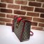 Gucci Padlock GG Canvas Small Shoulder Bag 498156 Red