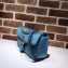 Gucci GG Marmont Small Matelassé Shoulder Bag 443497 Velvet Light Blue