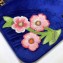 Gucci GG Marmont Small Matelassé Shoulder Bag 443497 Embroidered Velvet Blue