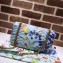 Gucci GG Marmont Small Matelassé Shoulder Bag 443497 Leather Garden Sky Blue