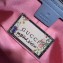 Gucci GG Marmont Small Matelassé Shoulder Bag 443497 Leather Garden Sky Blue