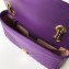 Gucci GG Marmont Small Matelassé Shoulder Bag 443497 Leather Purple