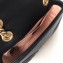 Gucci GG Marmont Mini Matelassé Shoulder Bag 446744 Leather Black
