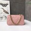 Gucci GG Marmont Mini Matelassé Shoulder Bag 446744 Leather Pink