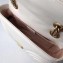 Gucci GG Marmont Mini Matelassé Shoulder Bag 446744 Leather White