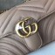 Gucci GG Marmont Mini Matelassé Shoulder Bag 446744 Leather Nude