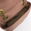Gucci GG Marmont Mini Matelassé Shoulder Bag 446744 Leather Nude Pink