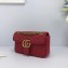 Gucci GG Marmont Mini Matelassé Shoulder Bag 446744 Leather Red