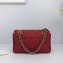 Gucci GG Marmont Mini Matelassé Shoulder Bag 446744 Leather Red