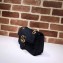 Gucci GG Marmont Mini Matelassé Shoulder Bag 446744 Velvet Black