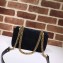 Gucci GG Marmont Mini Matelassé Shoulder Bag 446744 Velvet Black
