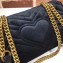 Gucci GG Marmont Mini Matelassé Shoulder Bag 446744 Velvet Black