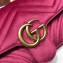 Gucci GG Marmont Mini Matelassé Shoulder Bag 446744 Velvet Fuchsia