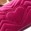Gucci GG Marmont Mini Matelassé Shoulder Bag 446744 Velvet Fuchsia
